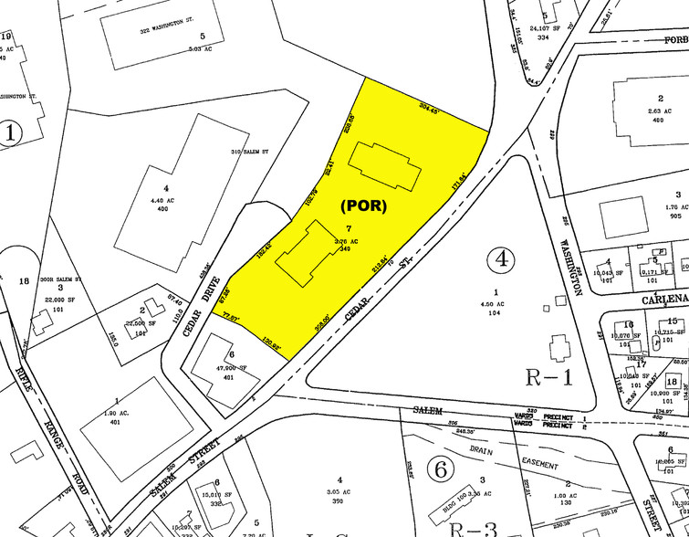 10 Cedar St, Woburn, MA for sale - Plat Map - Image 2 of 23