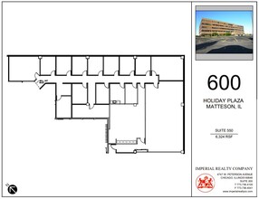 600 Holiday Plaza Dr, Matteson, IL for rent Floor Plan- Image 2 of 6