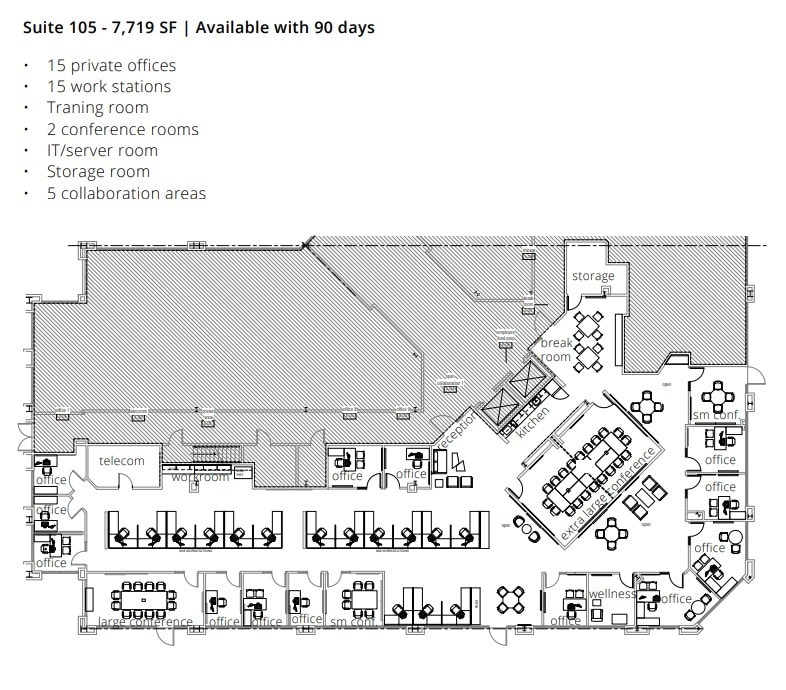 11975 El Camino Real, San Diego, CA for rent Floor Plan- Image 1 of 1