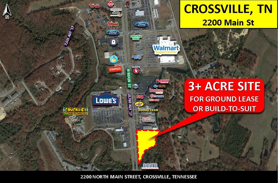 2200 N Main St, Crossville, TN for sale - Building Photo - Image 1 of 1