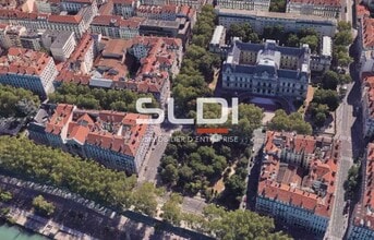 Lyon - Aerial map view