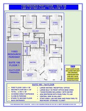 11003 Resource Pky, Houston, TX for rent Floor Plan- Image 1 of 4