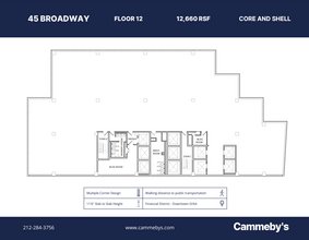 45 Broadway, New York, NY for rent Floor Plan- Image 1 of 1