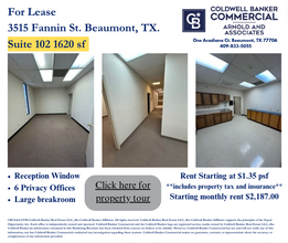 3515 Fannin St, Beaumont, TX for rent Building Photo- Image 2 of 5