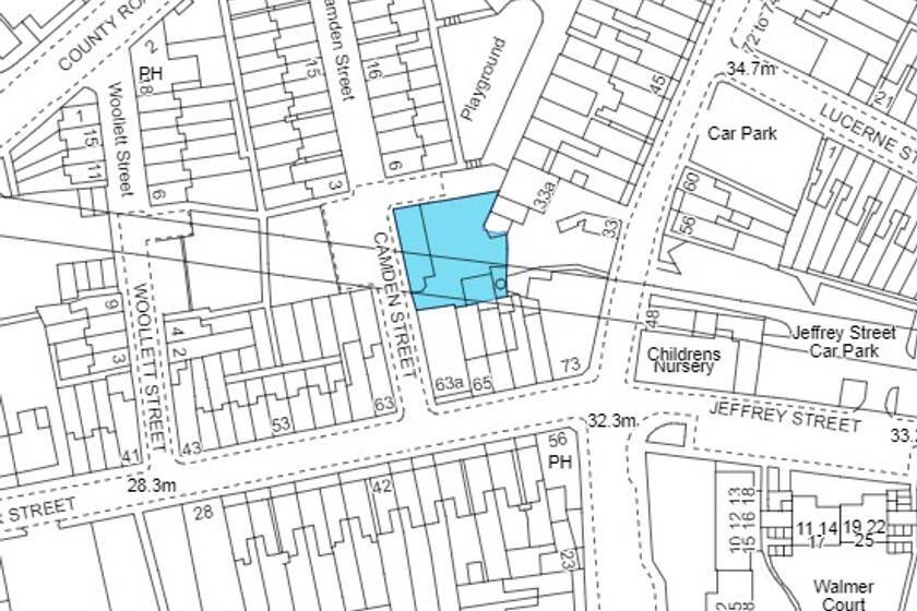 Camden St, Maidstone for rent - Site Plan - Image 1 of 4