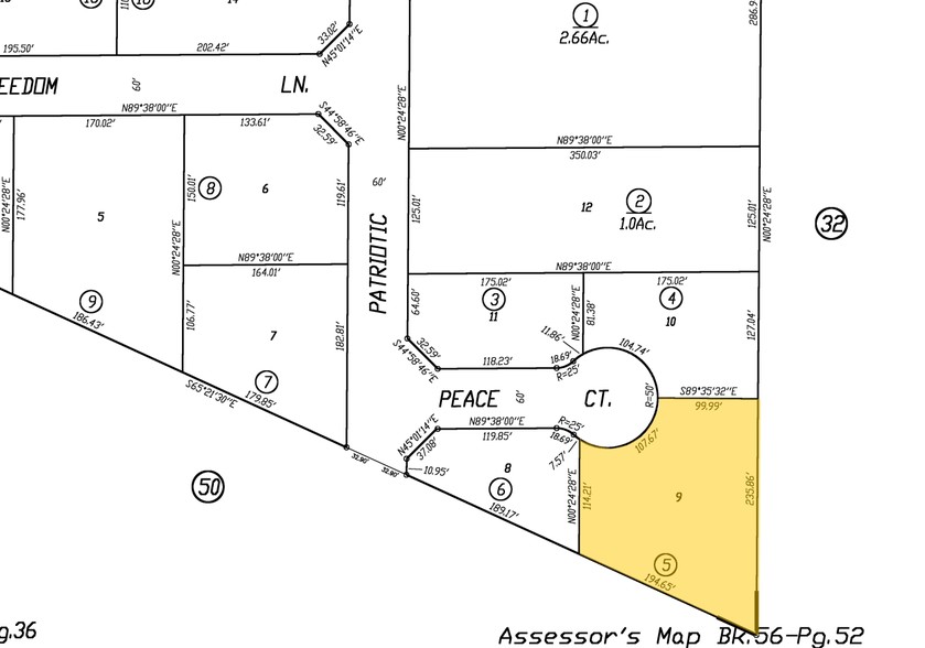 3037 Bell Dr, Atwater, CA for sale - Plat Map - Image 2 of 2