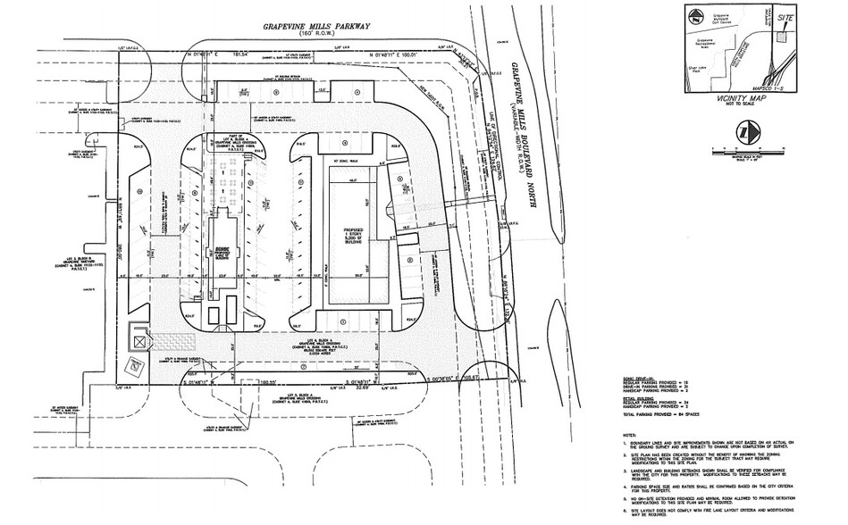 3500 N Grapevine Mills Blvd, Grapevine, TX for rent - Site Plan - Image 2 of 4