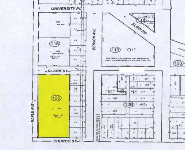 900-950 Church St, Evanston, IL for rent - Plat Map - Image 3 of 11