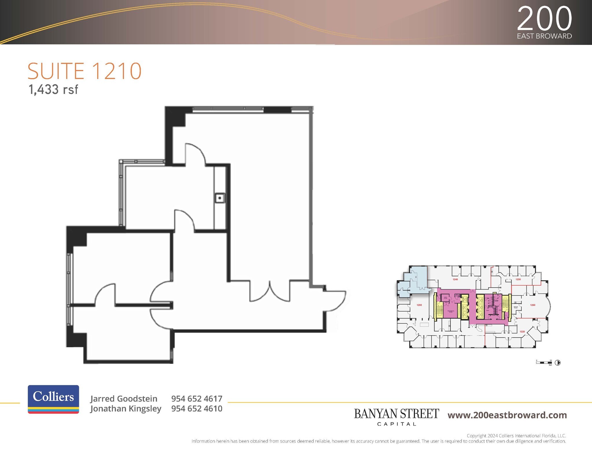 200 E Broward Blvd, Fort Lauderdale, FL to rent Floor Plan- Image 1 of 1