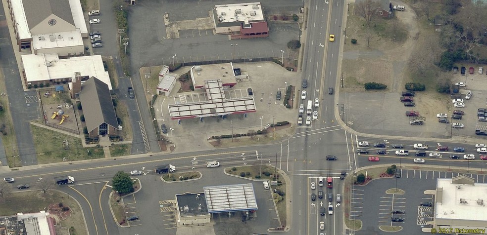 100 S Polk St, Pineville, NC for sale - Aerial - Image 3 of 10