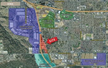 7197 Old 215 Frontage Rd, Riverside, CA - aerial  map view