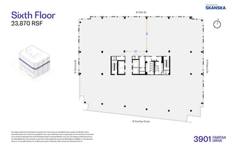 3901 N Fairfax Dr, Arlington, VA for rent Floor Plan- Image 1 of 4