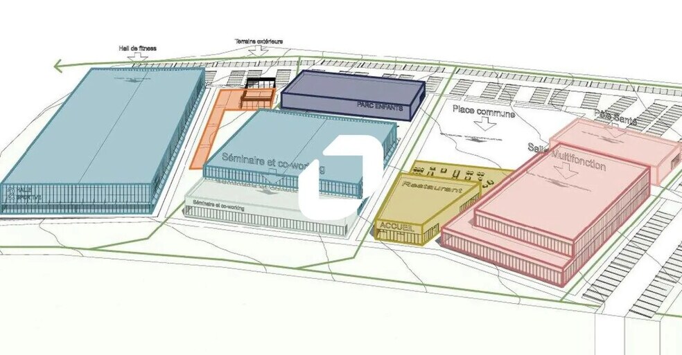Retail in GRANDCHAMP-DES-FONTAINES to rent - Site Plan - Image 1 of 4