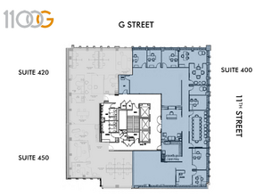 1100 G St NW, Washington, DC for rent Floor Plan- Image 1 of 1