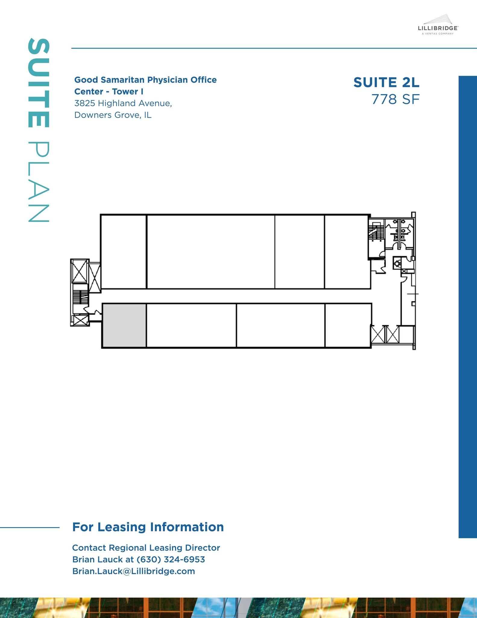 3825 Highland Ave, Downers Grove, IL to rent Site Plan- Image 1 of 1
