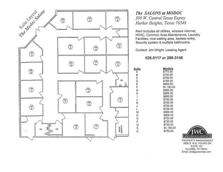 300 W Central Texas Expy, Harker Heights, TX for rent - Floor Plan - Image 2 of 3