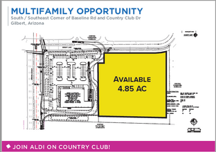 SEC Of Baseline Rd & Country Club Dr, Gilbert, AZ for sale Site Plan- Image 1 of 1