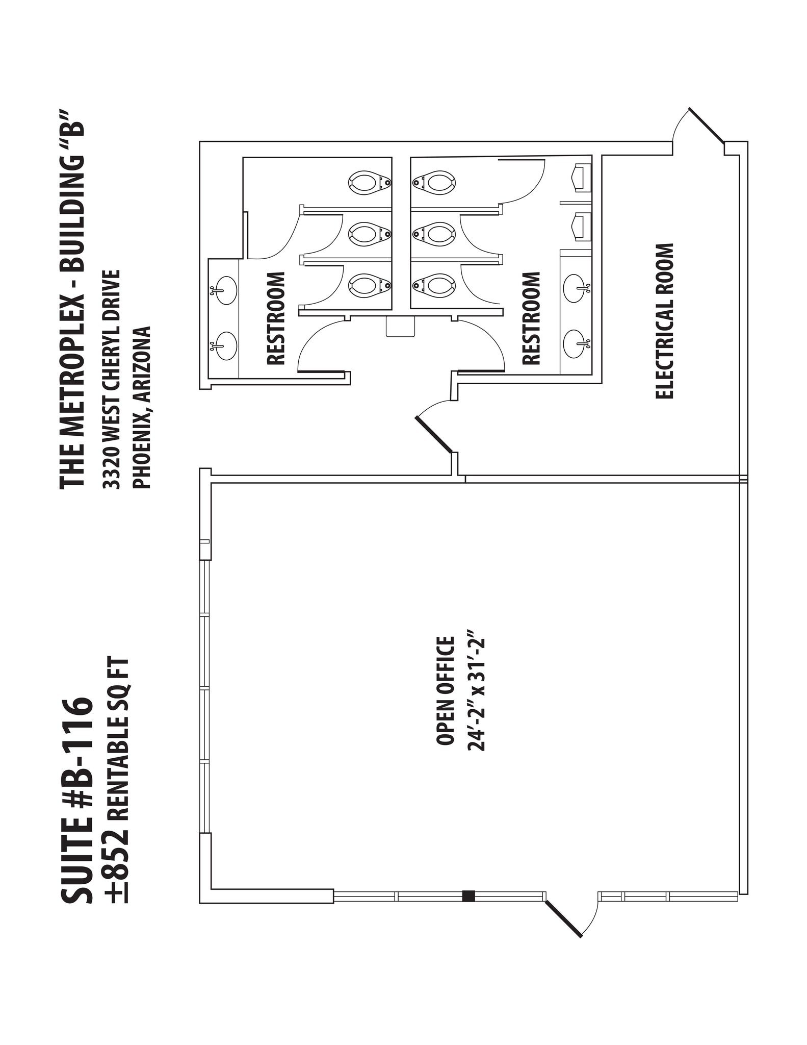 3310-3404 W Cheryl Dr, Phoenix, AZ to rent Site Plan- Image 1 of 1