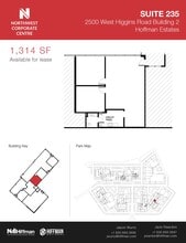 2500 W Higgins Rd, Hoffman Estates, IL to rent Floor Plan- Image 1 of 2