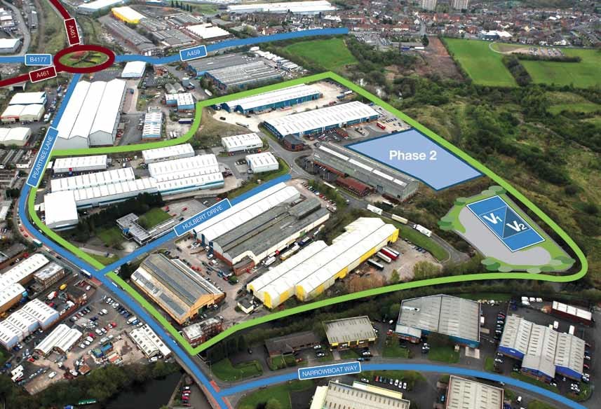 Peartree Ln, Dudley to rent - Aerial - Image 2 of 3