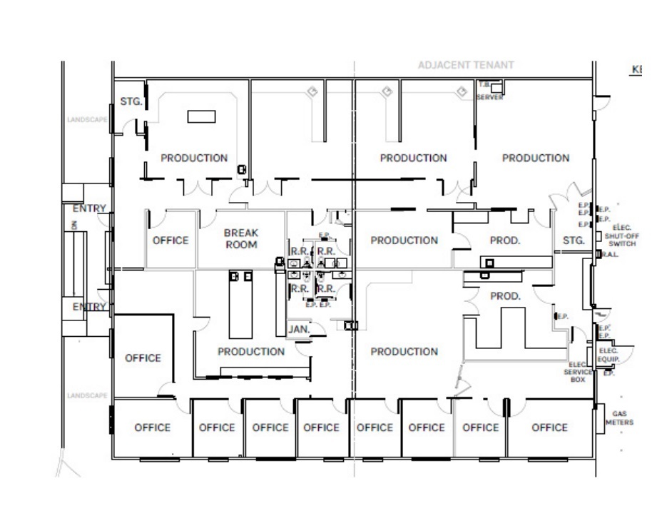 10451-10455 Roselle St, San Diego, CA for rent Floor Plan- Image 1 of 2