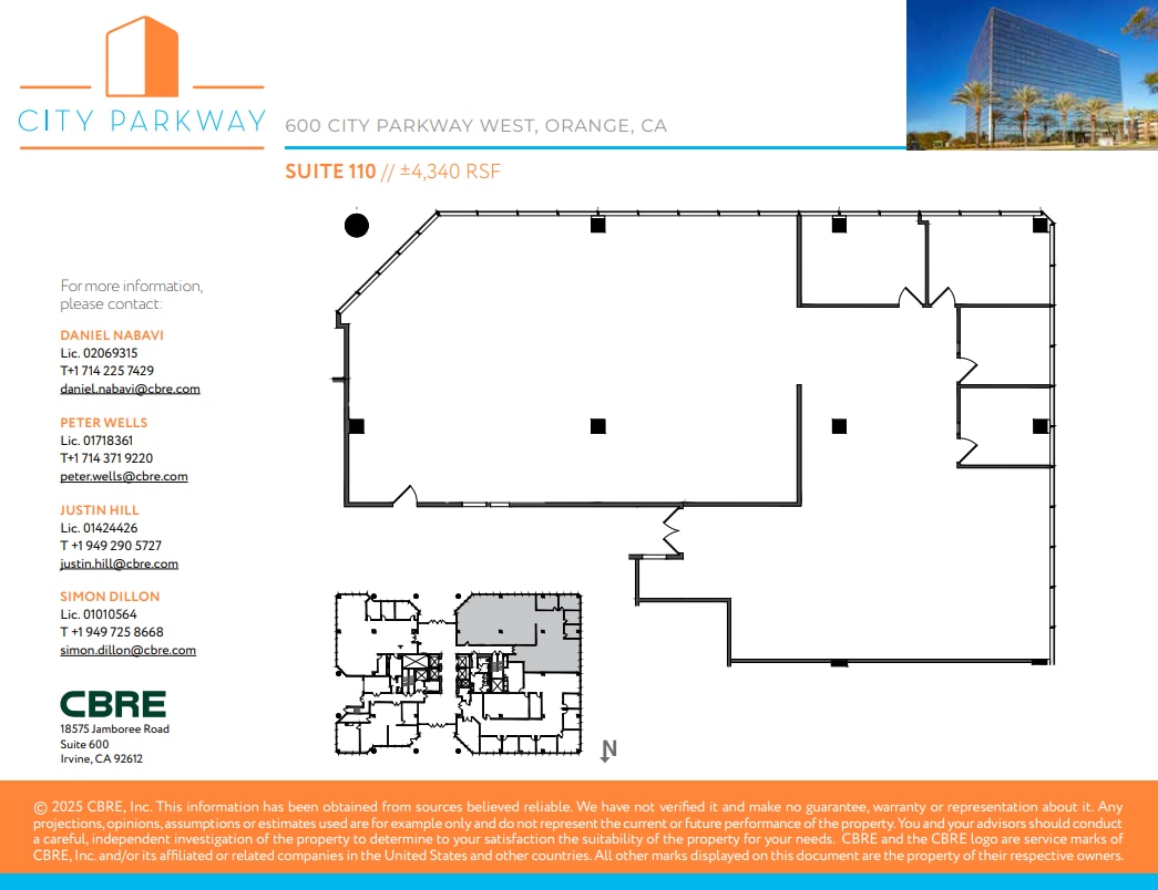 600 City Pky W, Orange, CA to rent Floor Plan- Image 1 of 1