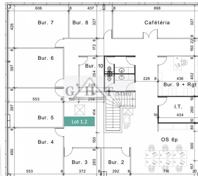 Industrial in Villeneuve-la-Garenne to rent - Floor Plan - Image 3 of 3