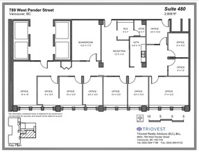 789 W Pender St, Vancouver, BC for rent Floor Plan- Image 1 of 1