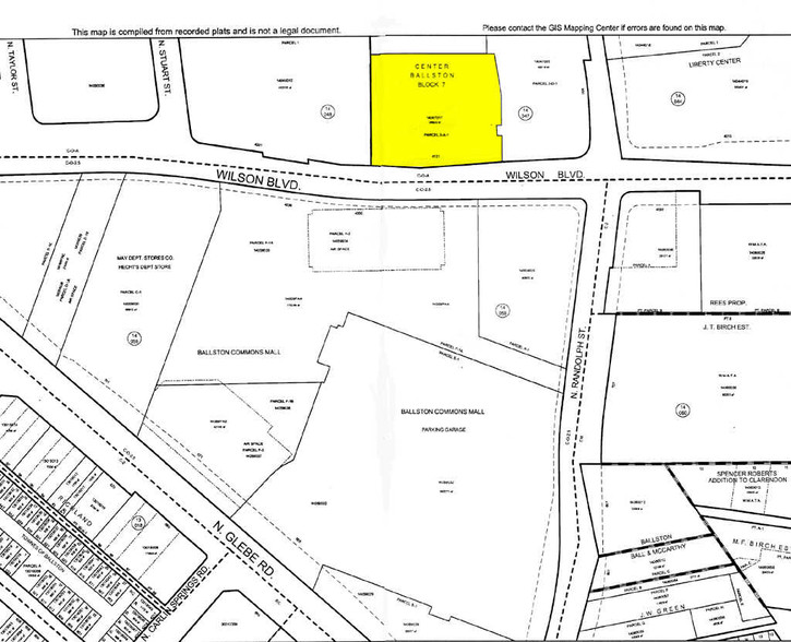 4121 Wilson Blvd, Arlington, VA for rent - Plat Map - Image 2 of 7