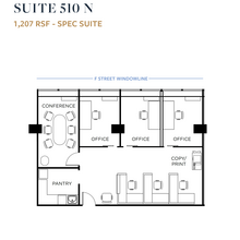 1331 Pennsylvania Ave NW, Washington, DC for rent Floor Plan- Image 1 of 7