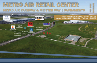 More details for NEC Metro Air Parkway and Meister way, Sacramento, CA - Retail for Rent