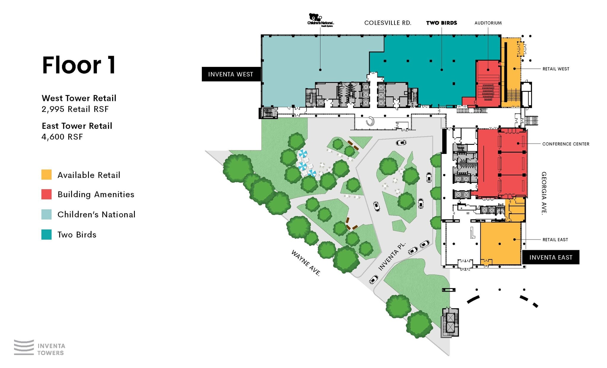 1 Inventa Pl, Silver Spring, MD to rent Floor Plan- Image 1 of 2
