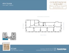 510-526 King St, Alexandria, VA for rent Floor Plan- Image 1 of 1