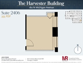 180 N Michigan Ave, Chicago, IL to rent Floor Plan- Image 1 of 3