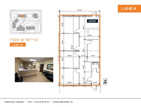 7301-7319 W 95th St, Overland Park, KS for rent Floor Plan- Image 1 of 1