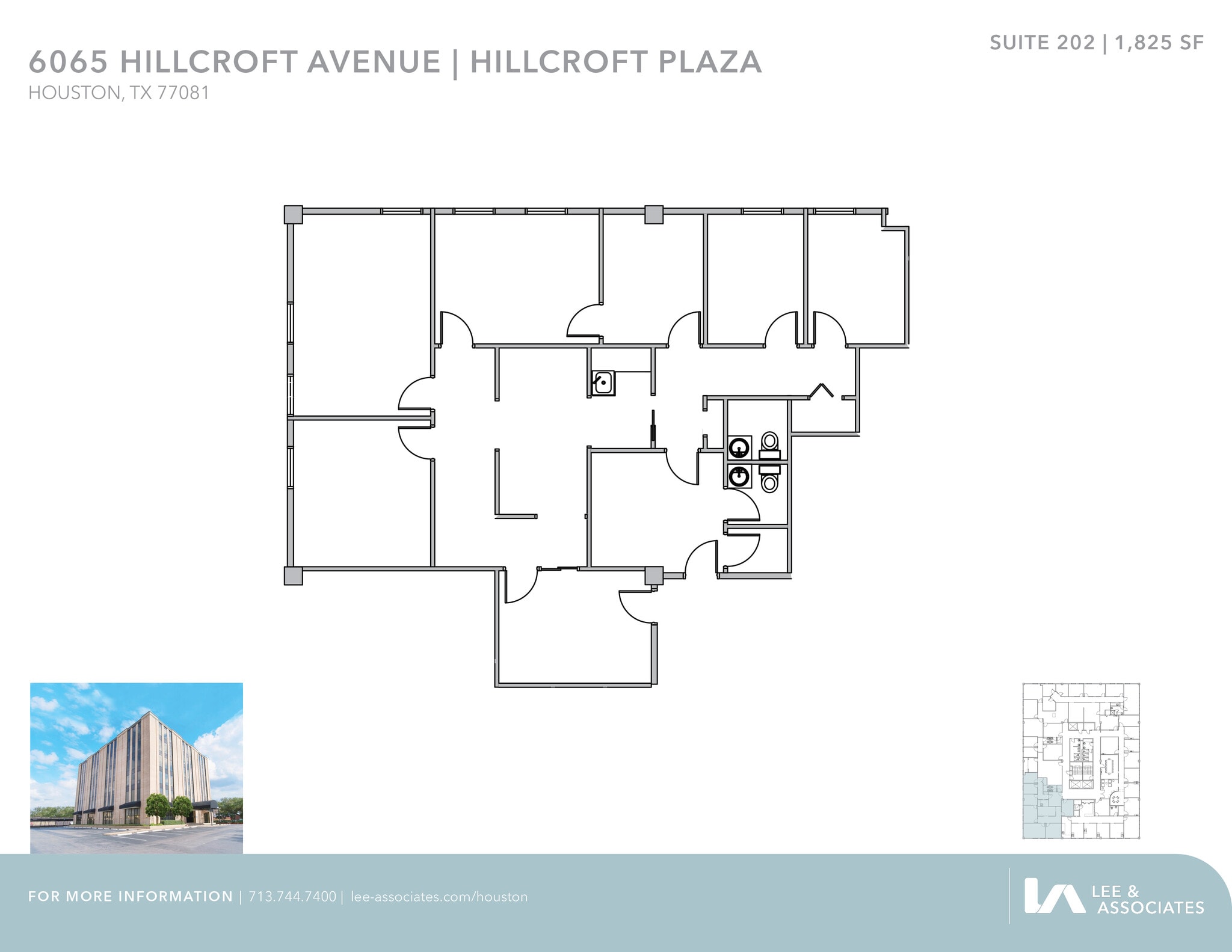 6065 Hillcroft Ave, Houston, TX to rent Floor Plan- Image 1 of 1