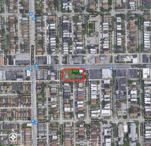 1911-1925 W 79th St, Chicago, IL for sale - Aerial - Image 3 of 3