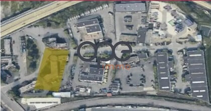 La Courneuve - Aerial  map view
