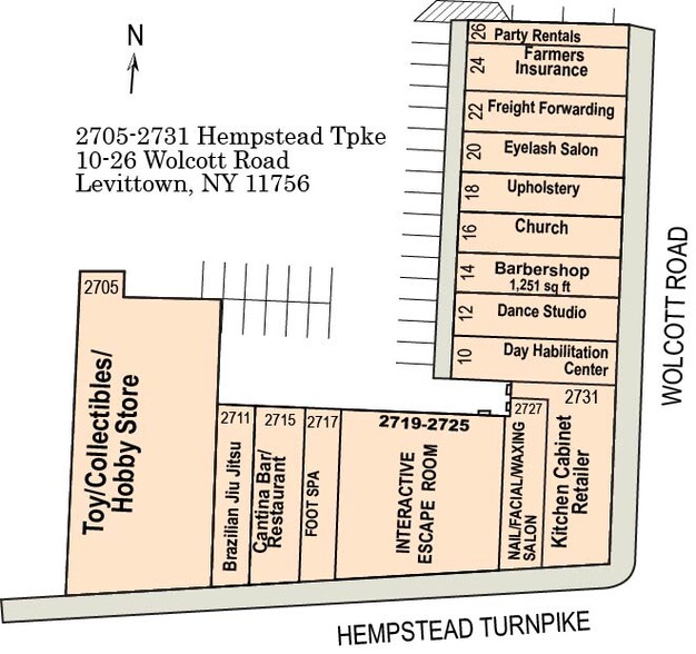 2705-2731 Hempstead Tpke, Levittown, NY for sale - Building Photo - Image 2 of 7