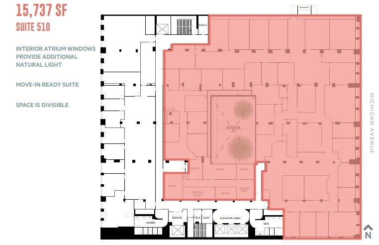 20 N Michigan Ave, Chicago, IL for rent Floor Plan- Image 1 of 1