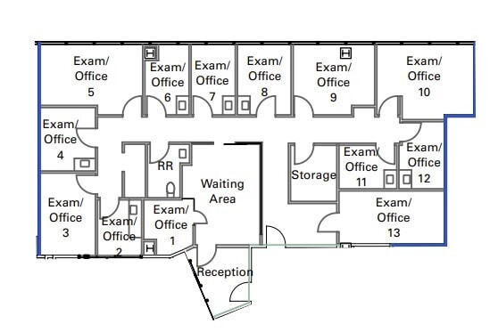 150 N Robertson Blvd, Beverly Hills, CA to rent Floor Plan- Image 1 of 1