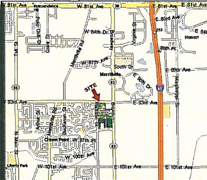 200 W 94th Pl, Crown Point, IN for sale - Plat Map - Image 2 of 3