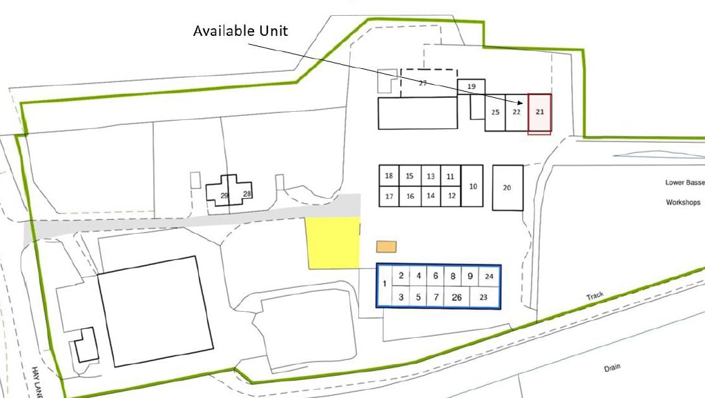 12 Hay Ln, Wroughton to rent Site Plan- Image 1 of 2