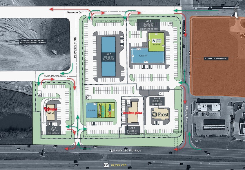 Las Entradas North, Manor, TX for rent - Site Plan - Image 2 of 3