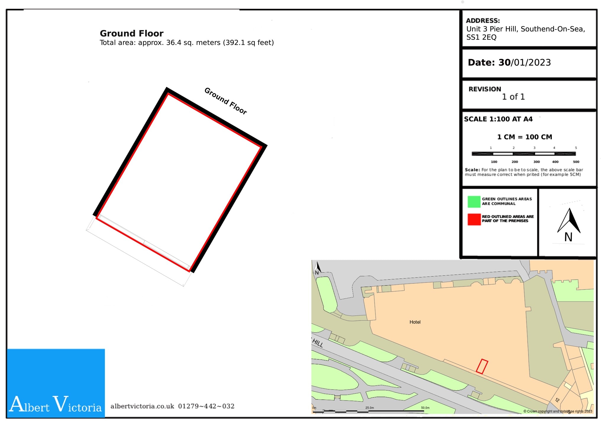 Pier Hl, Southend-On-Sea to rent Site Plan- Image 1 of 1
