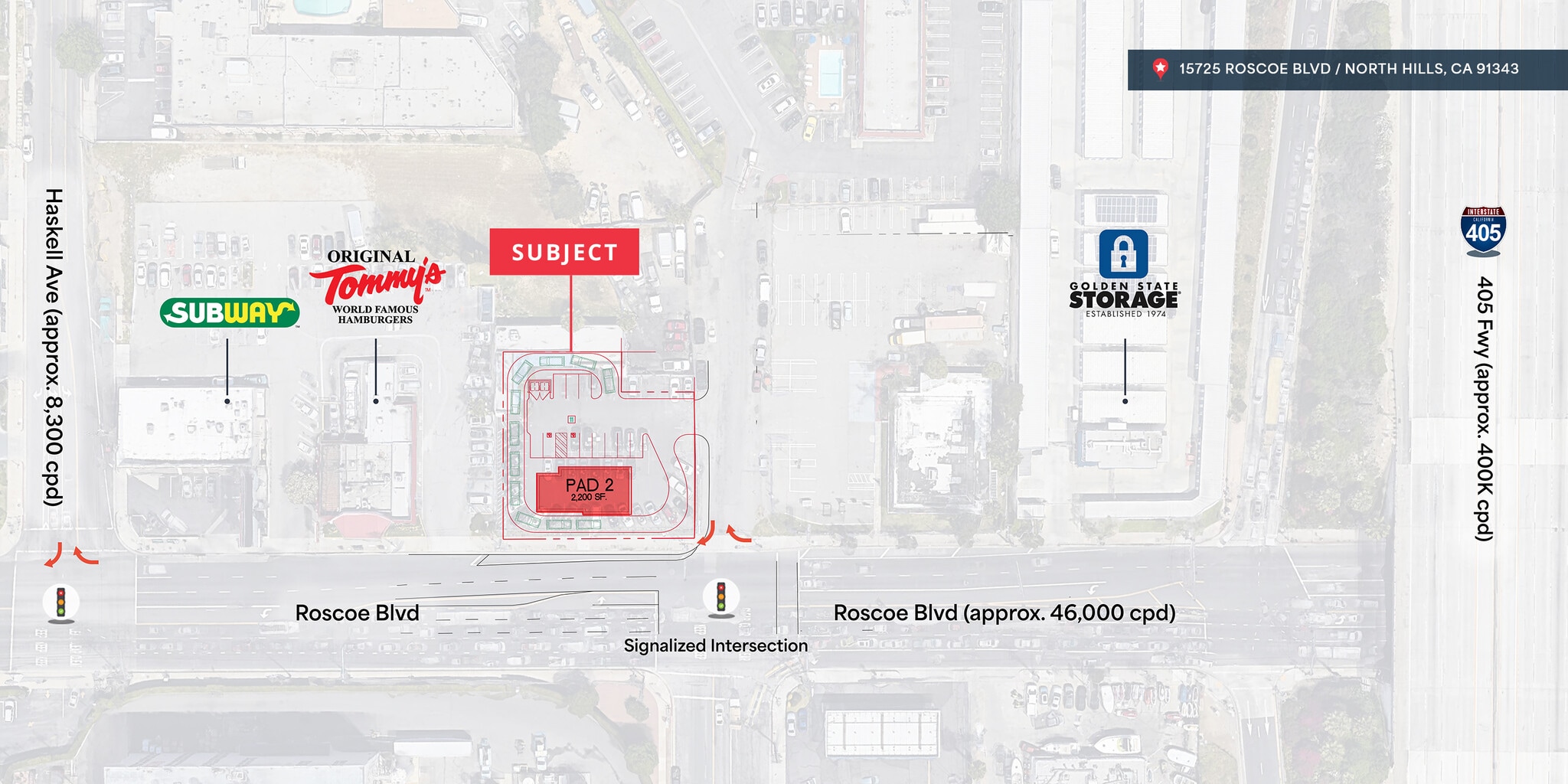 15725 Roscoe Blvd, North Hills, CA to rent Site Plan- Image 1 of 1