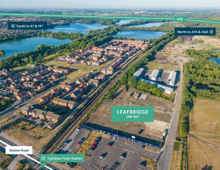 Station Rd, North Hykeham for sale - Aerial - Image 2 of 2