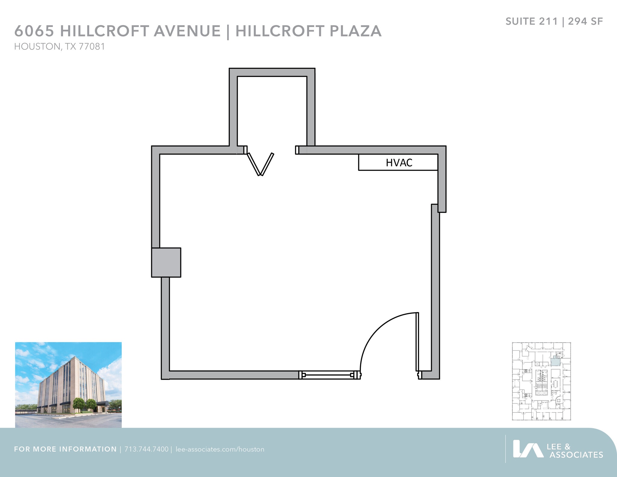 6065 Hillcroft Ave, Houston, TX to rent Floor Plan- Image 1 of 1