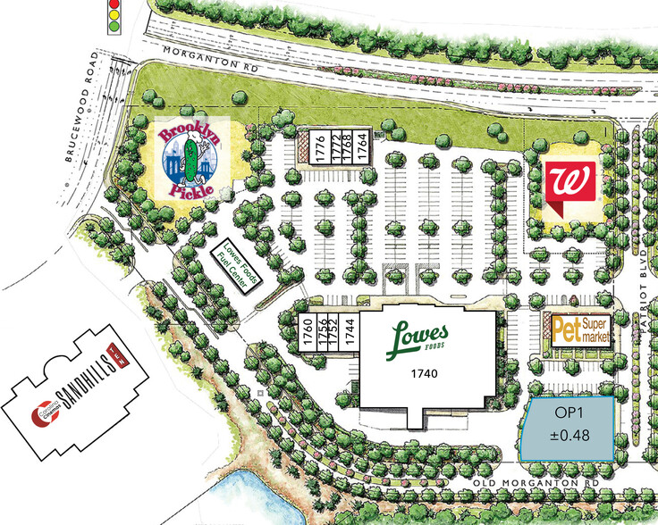 1752 Old Morganton Rd, Southern Pines, NC for rent - Site Plan - Image 3 of 3