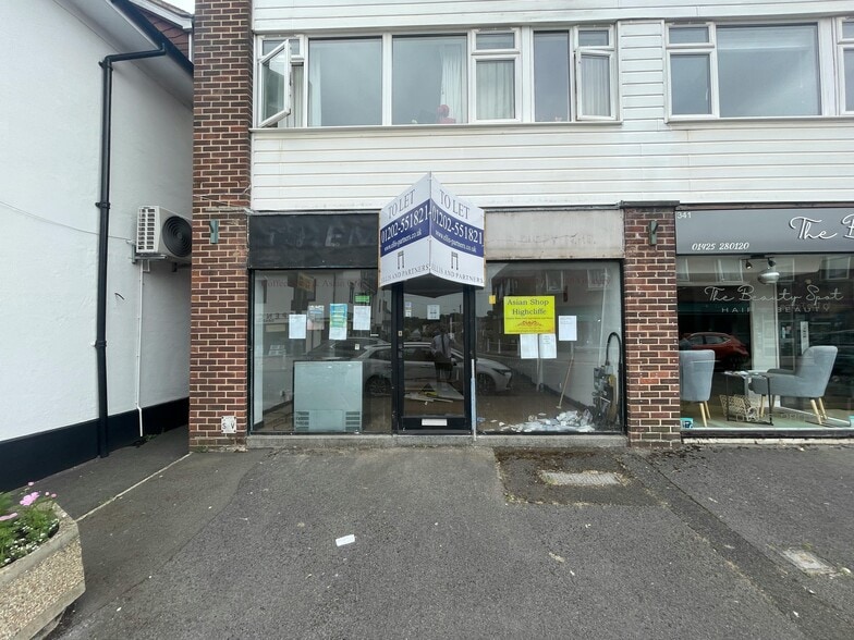 341-345 Lymington Rd, Christchurch to rent - Building Photo - Image 1 of 4